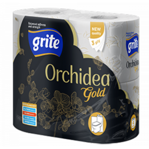 Бумага туал."GRITE"(orhidea gold) 4шт