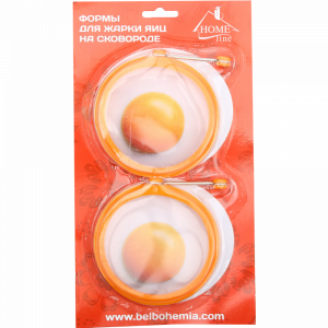 Набор форм д/жарки яиц(KL40B060)оранж.кр
