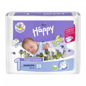 Подгузн."BELLA BABY HAPPY"(newborn)25шт