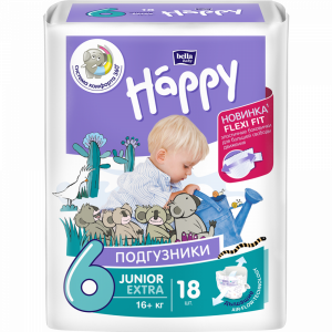 Подг."BELLA BABY HAPPY"(junior extr)18шт