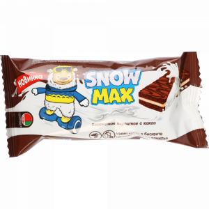 Пирож.биск."Snow max"какао нач.30г
