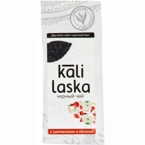 Чай«KALI LASKA»чер.байх.с шипов.пак.100г