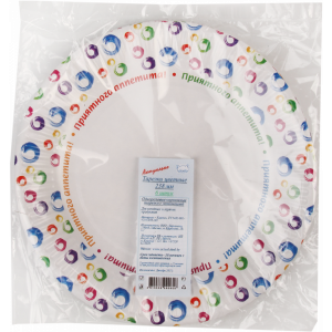 Тарелки 238 мм цветные