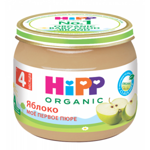 Яблоко."HIPPIS" 100г. c 4-х мес.