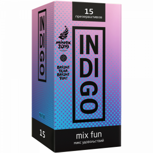Презервативы "INDIGO MIX FUN" №15(микс )