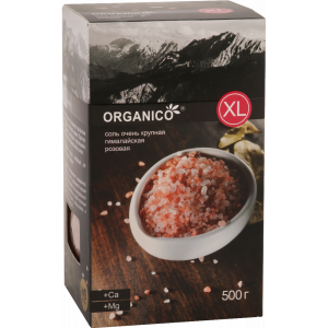 Соль гимал.роз.оч крупн."ORGANICO" 500Г