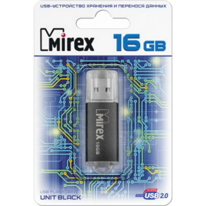 USB"MIREX"UNITBlack 16GB(13600-FMUUND16)