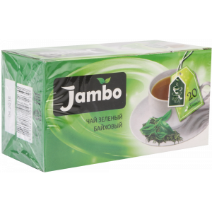 Чай зеленый байх. "JAMBO" (пак.) 24г