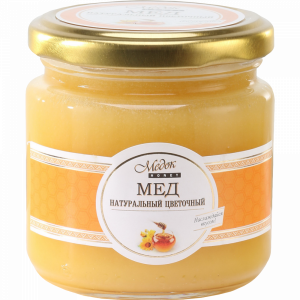 Мёд натуральный цветочный(стекло) 250г