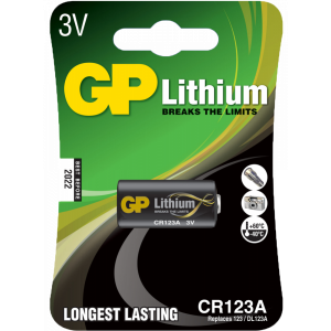 Элемент питания «GP Lithium» CR123A