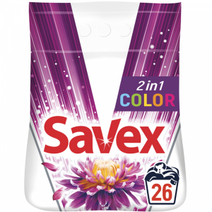 Ср.моющ "SAVEX 2 IN 1 COLOR" automat 4кг