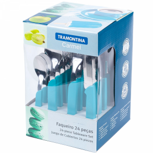 Набор стол.приб."TRAMONTINA"(мет.) 24 пр