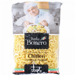 Мак.изд."PASTA BONERO"(chifferi) 500г