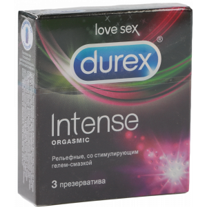 Презервативы"DUREX"(intense orgasmic) №3