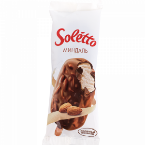 Морож"SOLETTO"(ван и миндаль)эскимо 1/75