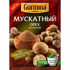 Мускатный орех "GURMINA" (молотый) 20г