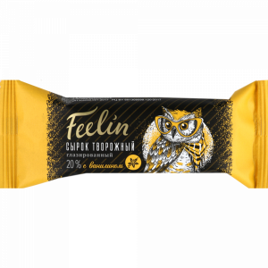 Сырок твор.глаз."FEELIN"(ваниль 20%)40г