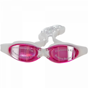 Очки для плавания (WG42A)бел./розовый