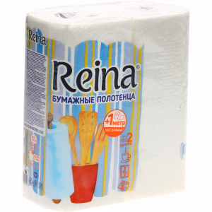 Бумажные полотенца"REINA"(2сл.)2шт