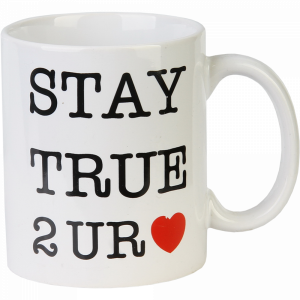 Чашка керамич."I LOVE…" 330 мл STAY