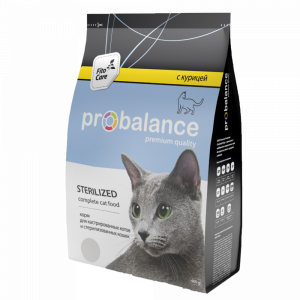 Корм д/кошек"PROBALANCE"(Sterilized)400г