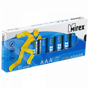Батарея"MIREX" R03 (AAA