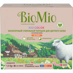 Экологичный стир.порошок"BIO-COLOR"1.5кг