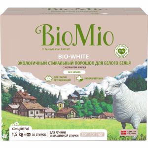 Экологичный стир.порошок"BIO-WHITE"1.5кг