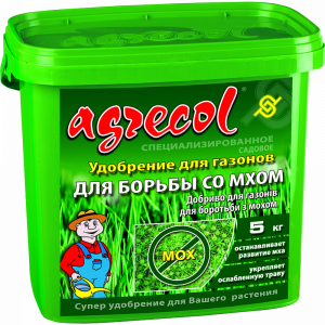 Удобрение"AGRECOL"д/газона против мха5кг