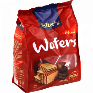 Вафли"WALTER’S"(со вкусом шоколада)250г