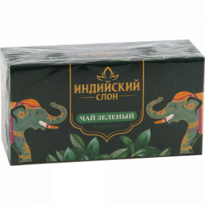Чай "ИНДИЙСКИЙ СЛОН" (зеленый) 20пак.