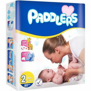 Детские подгузники"PADDLERS"(Mini) 80шт