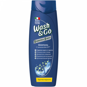 Шампунь против перхоти "WASH&GO" 200мл