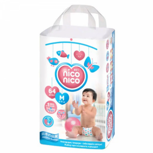 Подгузники"NICO NICO"(M