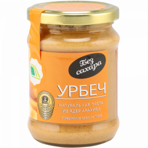 Паста натур."УРБЕЧ"(из ядер арахиса)280г