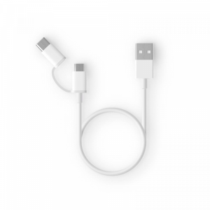 Кабель MicroUSB/Type-C"XIAOMI"AL501 1m W