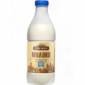 Молоко"СТАРЫ МЕНСК"(1.5%