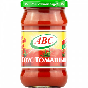 Соус томатный "АВС" (ст/б) 300г