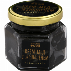 Крем-мёд "ЗОЛОТОЙ УЛЕЙ"(с женьшенем)150г