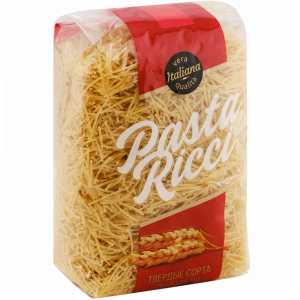 Мак.изд."PASTA RICCI"(вермишель) 450г