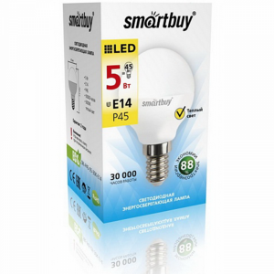 Лампа "SMARTBUY"(P45-05W/3000/E14)