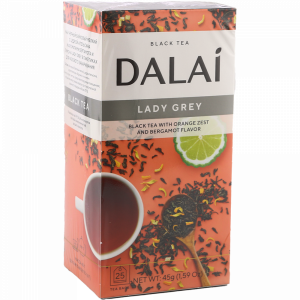 Чай "DALAI"(Lady Grey черн)25 пак