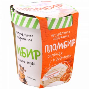 Мороженое плом.(с соленой карамелью)270г