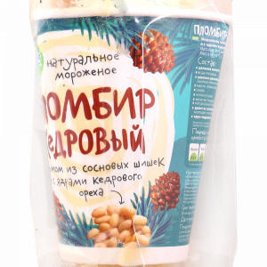 Пломбир"КЕДРОВЫЙ"(сджем.сосн.шишек)70г