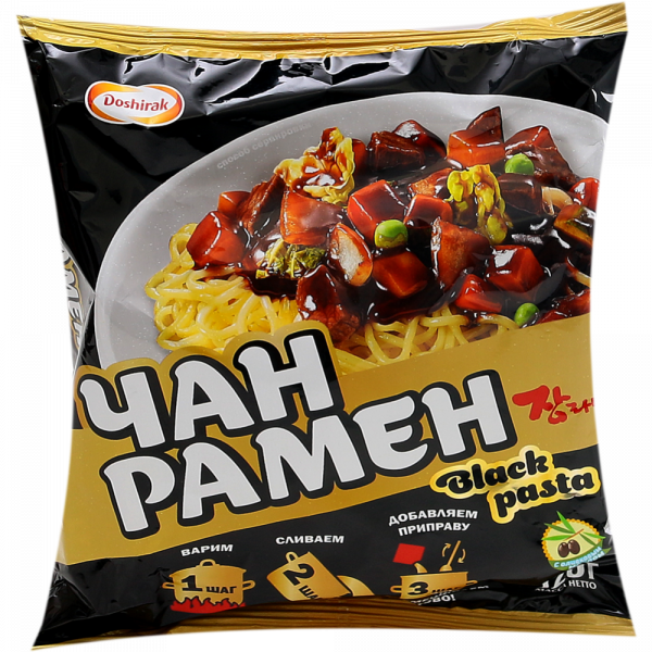 Лапша "Чан рамён", Black pasta, 120 г. Лапша Биг Бон Чан рамен. Чан рамён доширак Black pasta.