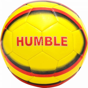 Мяч футбольный (№4;FB-4)жел/чер-крас.пол