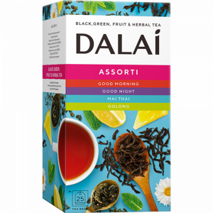 Чай"DALAI"Чайное ассорти(24пак )39.6г
