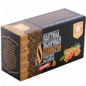 Пастила без сахара с облепихой 100г