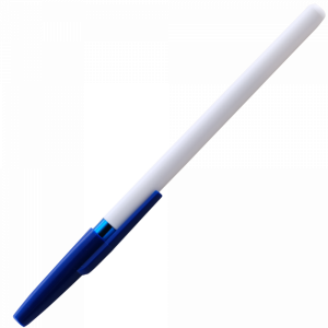 Ручка шарик.(WZ-2022 белый корпус)синий