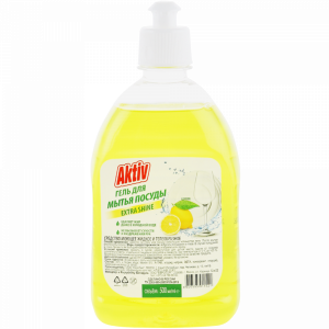 Гель для мытья посуды"AKTIV"(лимон)500мл